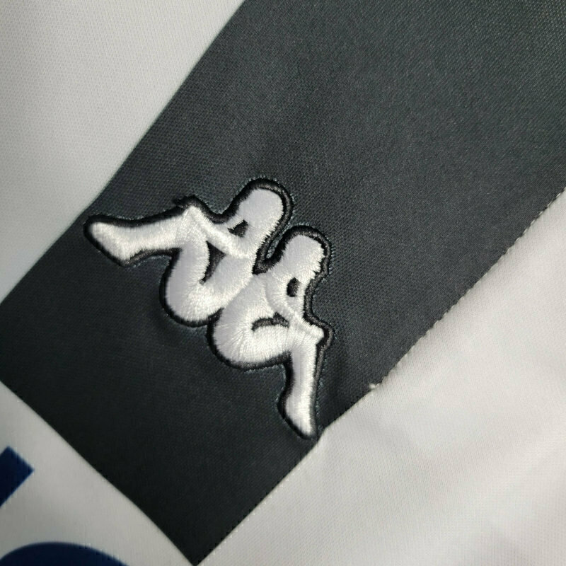 Camisa Juventus I 1997/1998 Manga Longa - Retrô Kappa - Preta e branca