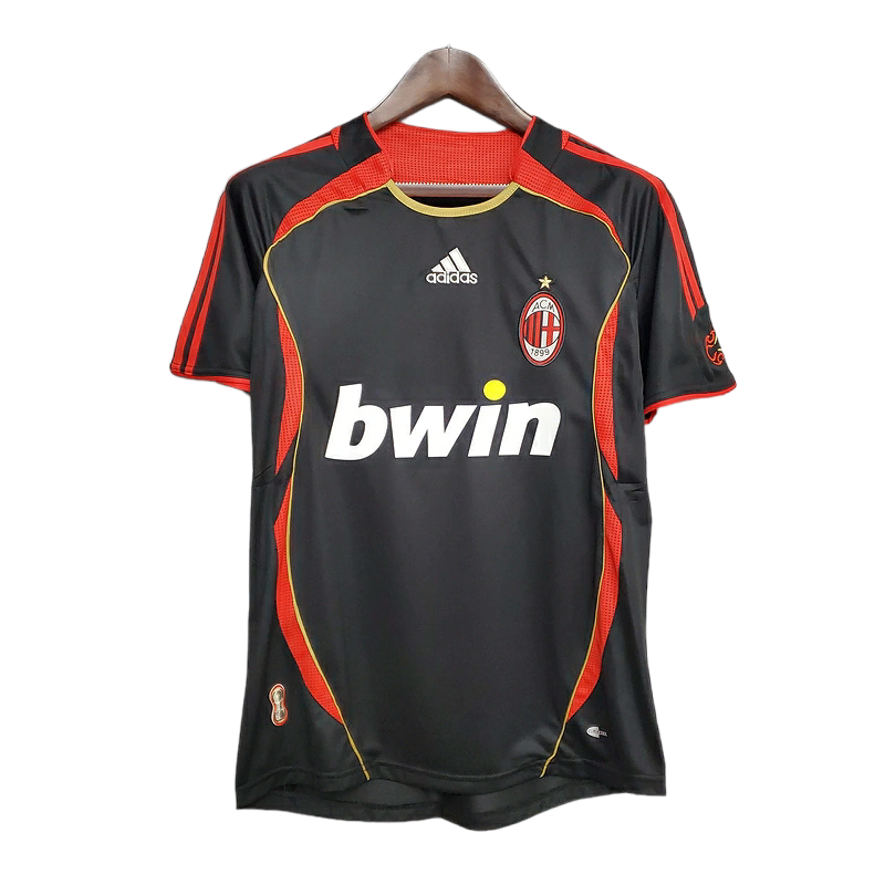 Camisa AC Milan II 2006 - Retrô Adidas - Preta