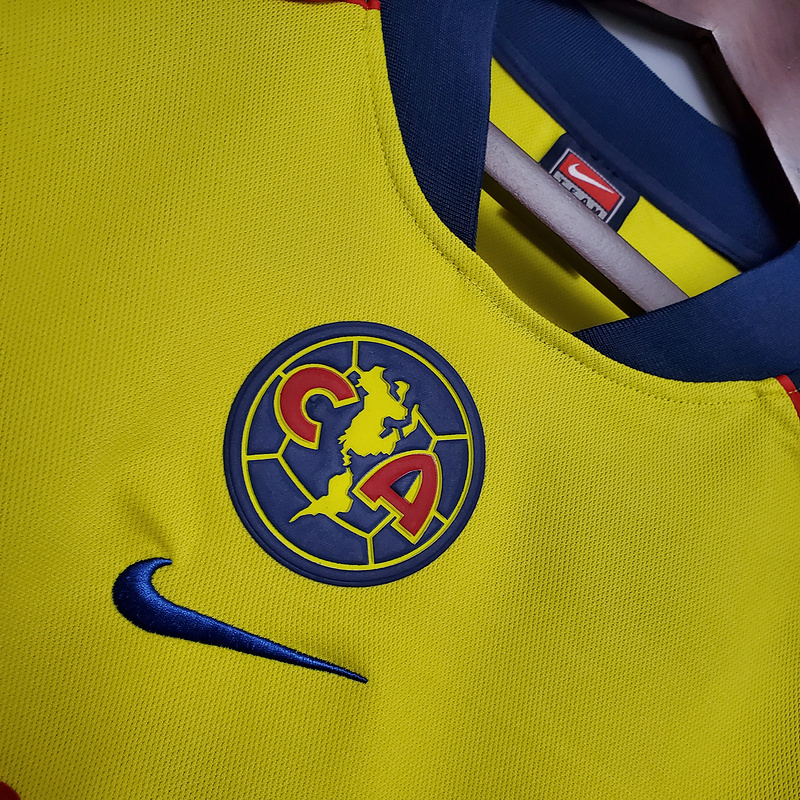 Camisa América-MEX I 2001/2002 - Retrô Nike - Amarela
