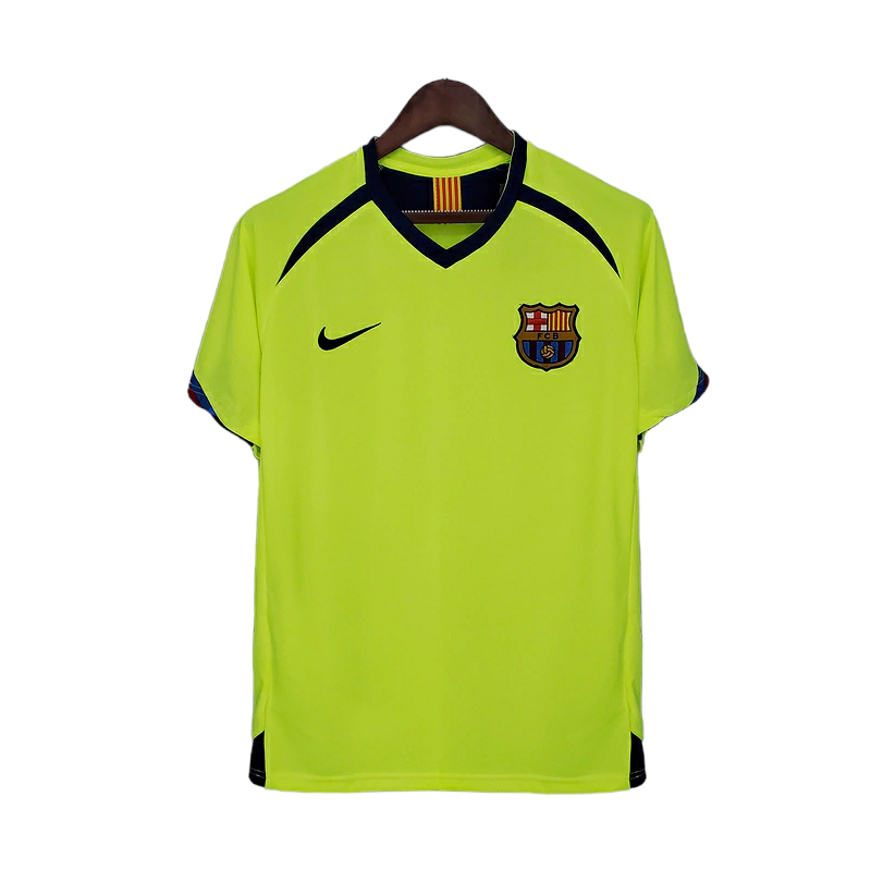 Camisa Barcelona 2005/2006 - Retrô Nike - Amarela