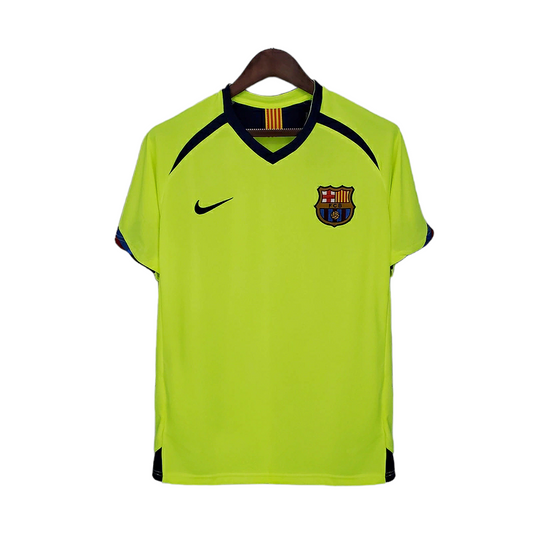 Camisa Barcelona 2005/2006 - Retrô Nike - Amarela