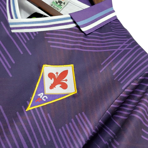 Camisa Fiorentina 1992/1993 - Retrô Lotto - Roxa