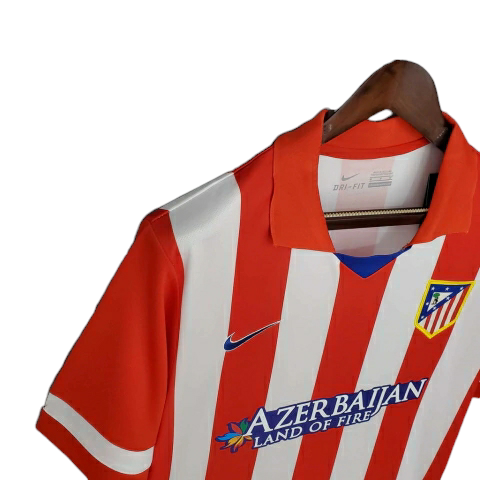 Camisa Atlético Madrid 2013/2014 - Retrô Nike - Branca e Vermelha
