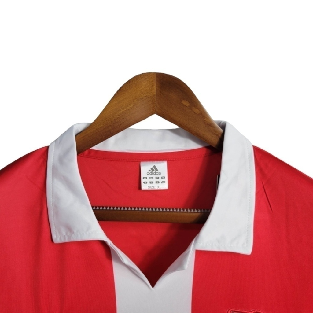 Camisa Benfica 2004/2005 - Retrô Adidas - Vermelha com detalhes em branco