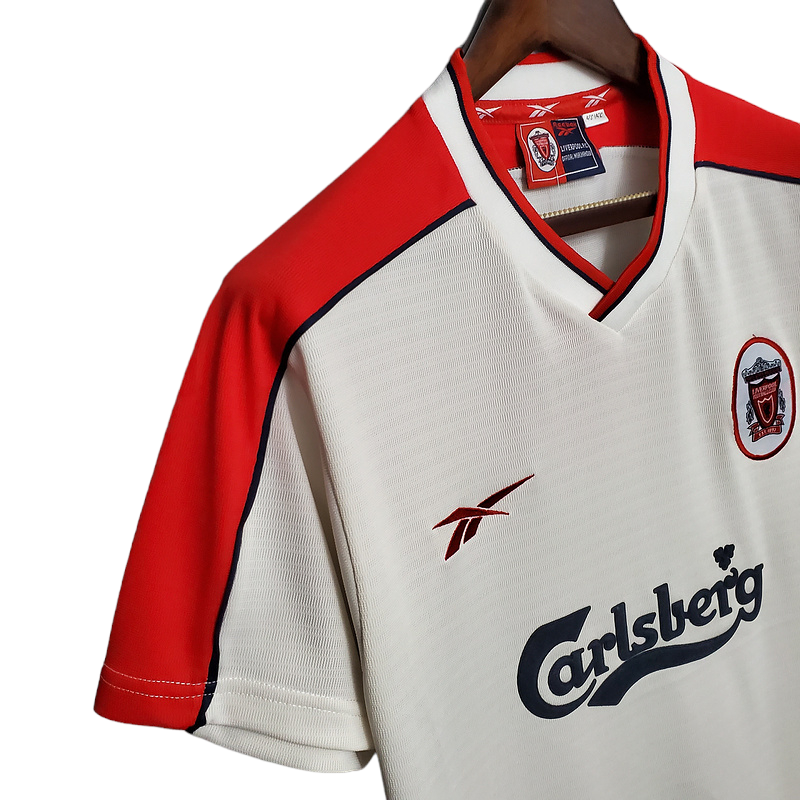 Camisa Liverpool 1998/1999 - Retrô Reebok - Branca