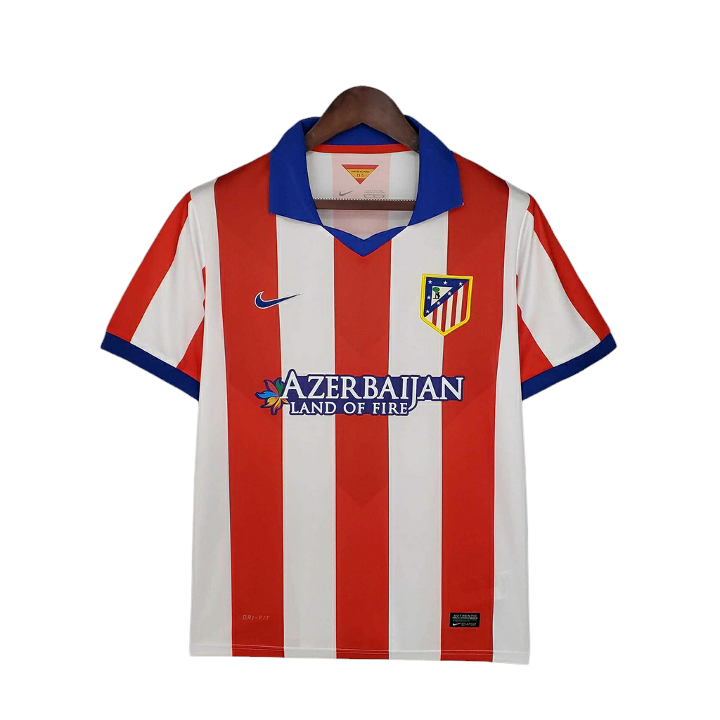 Camisa Atlético Madrid 2014/2015 - Retrô Nike - Branca e Vermelha