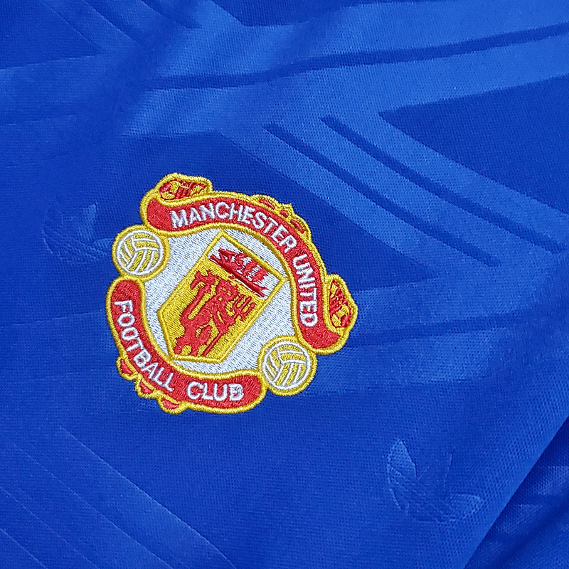 Camisa Manchester United 1986/1988 - Retrô Adidas - Azul