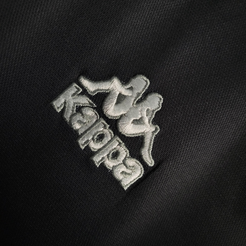 Camisa Juventus I 1995/1997 - Retrô Kappa - Preta com detalhes em amarelo