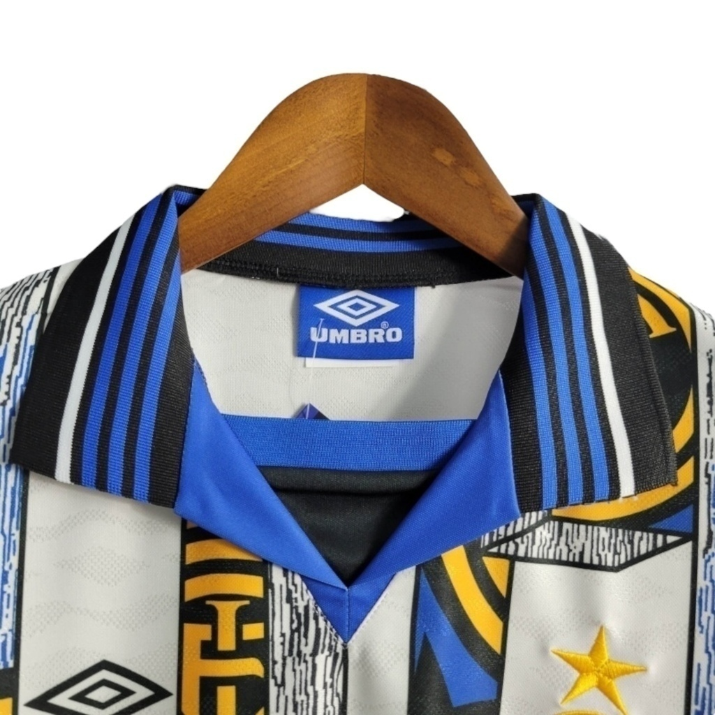 Camisa Inter de Milão II 1996/1997 - Retrô Umbro - Branca