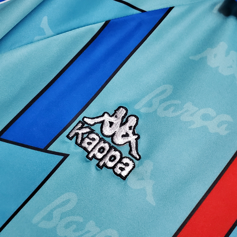 Camisa Barcelona 1996/1997 - Retrô Kappa - Azul Clara