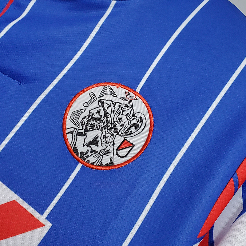Camisa Ajax I 1990 - Retrô Umbro - Azul