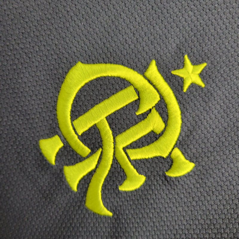 Camisa Flamengo III 2019/2020 - Retrô Adidas - Cinza com detalhes em amarelo