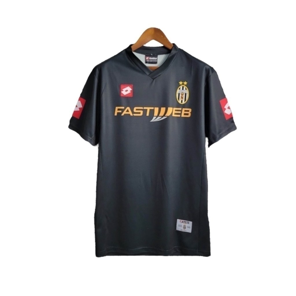 Camisa Juventus II 2001/2002 - Retrô Lotto - Preta