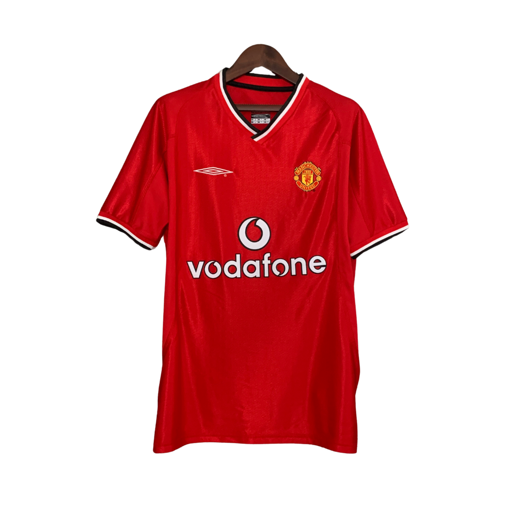 Camisa Manchester United 2003/2004 - Retrô Umbro - Vermelha
