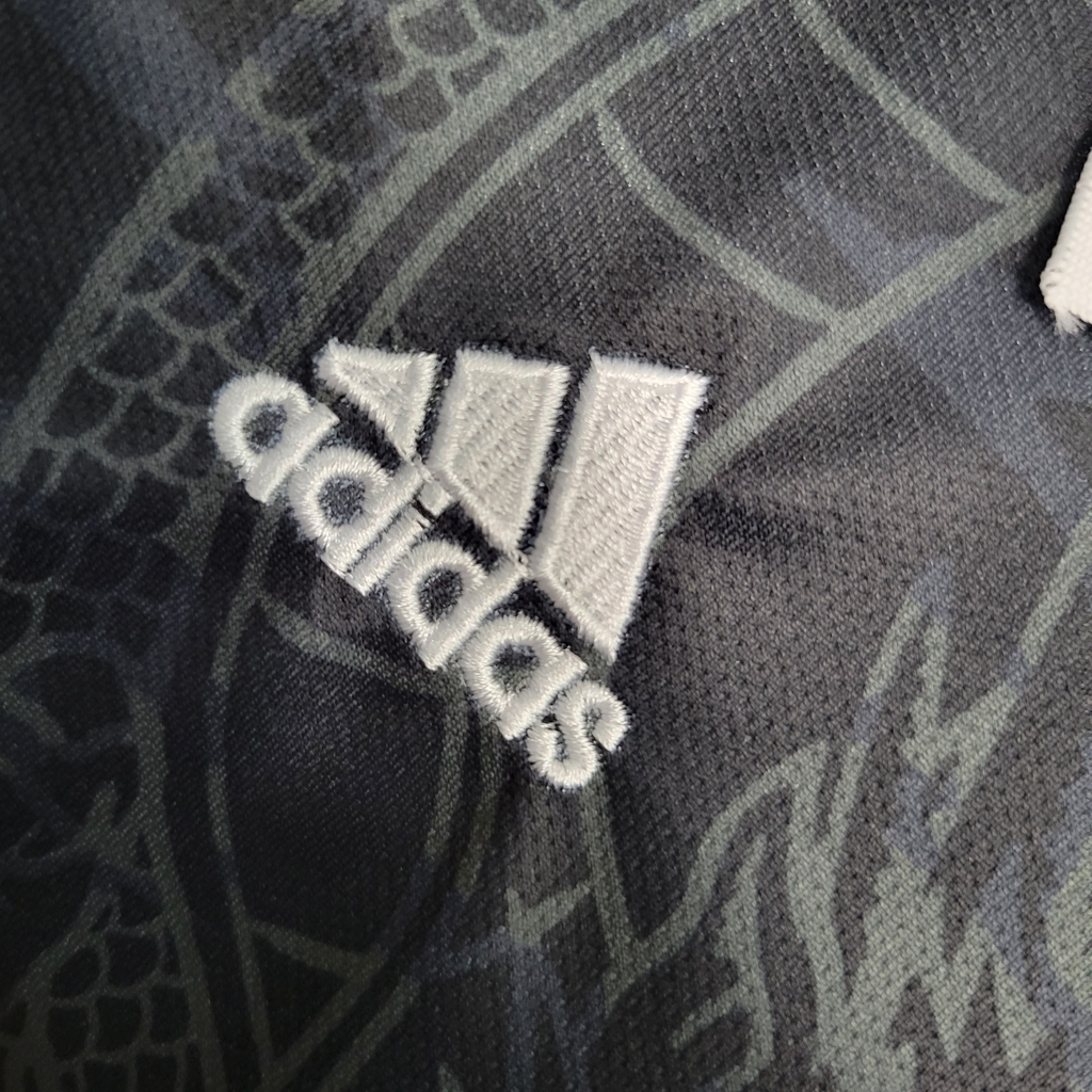 Conjunto Infantil Real Madrid II 2014/2015 - Retrô Adidas - Preto