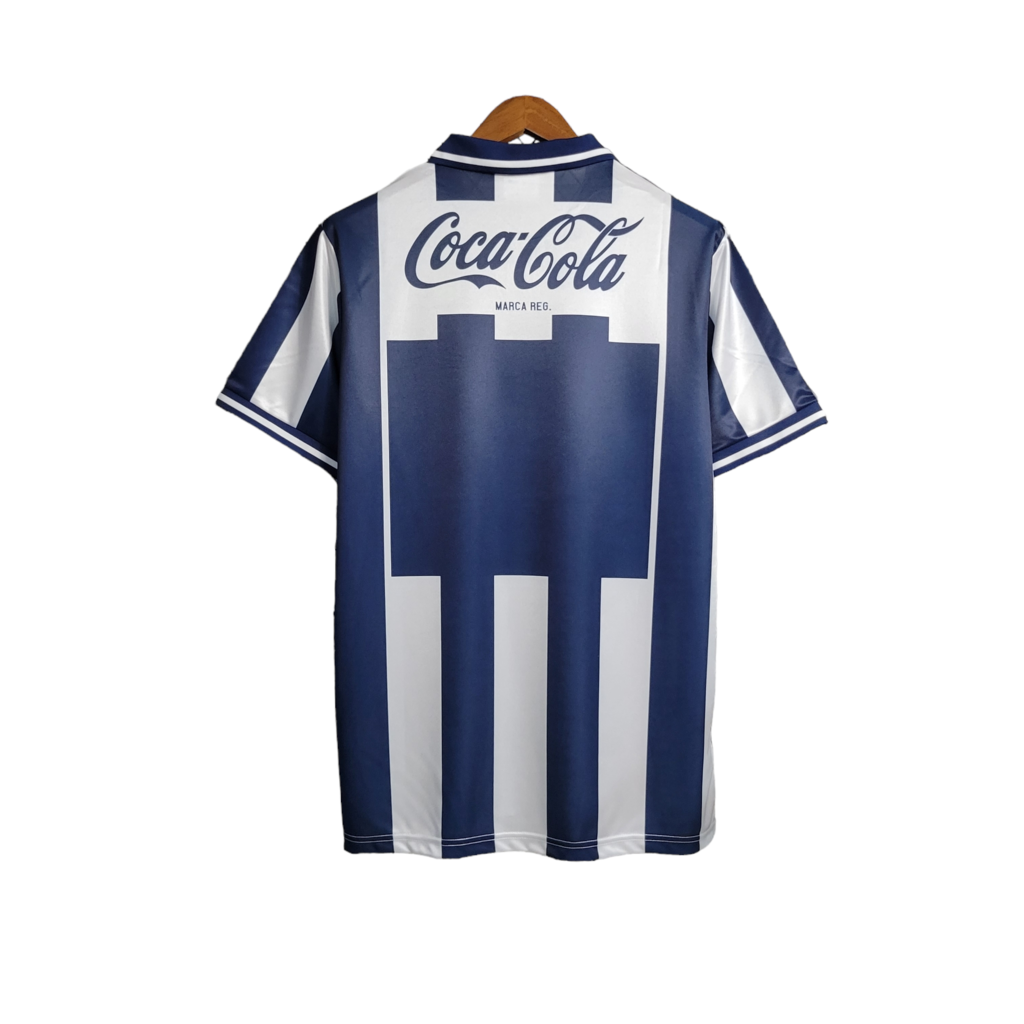 Camisa Botafogo I 1994 - Retrô Rhumell - Preta e branca com patrocínio da coca cola