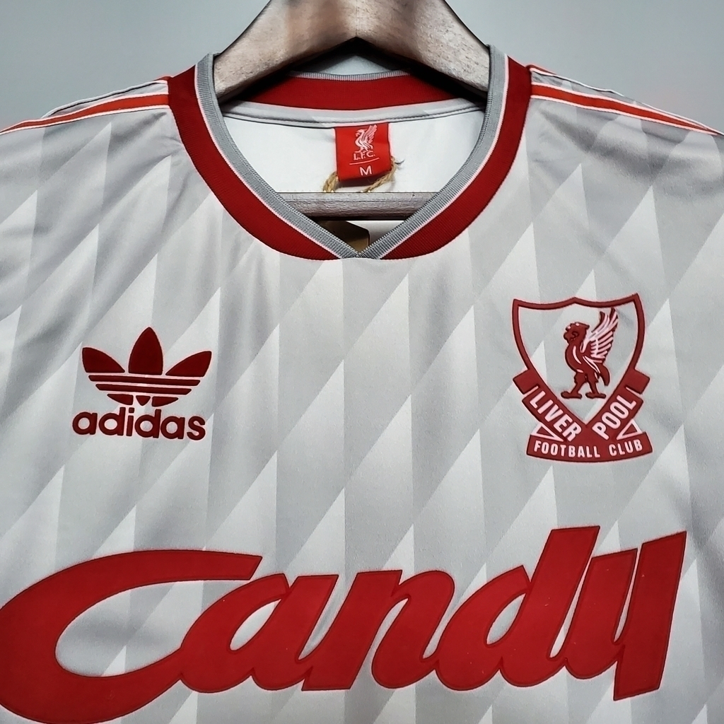 Camisa Liverpool II 1989/1991 - Retrô Adidas - Cinza