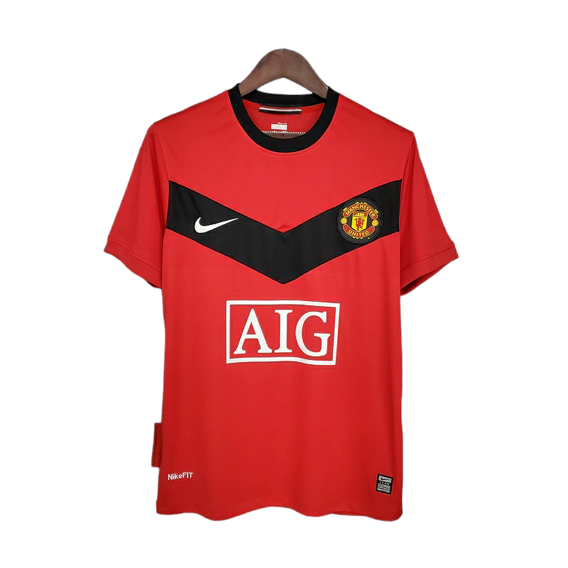 Camisa Manchester United 2009/2010 - Retrô Nike - Vermelha