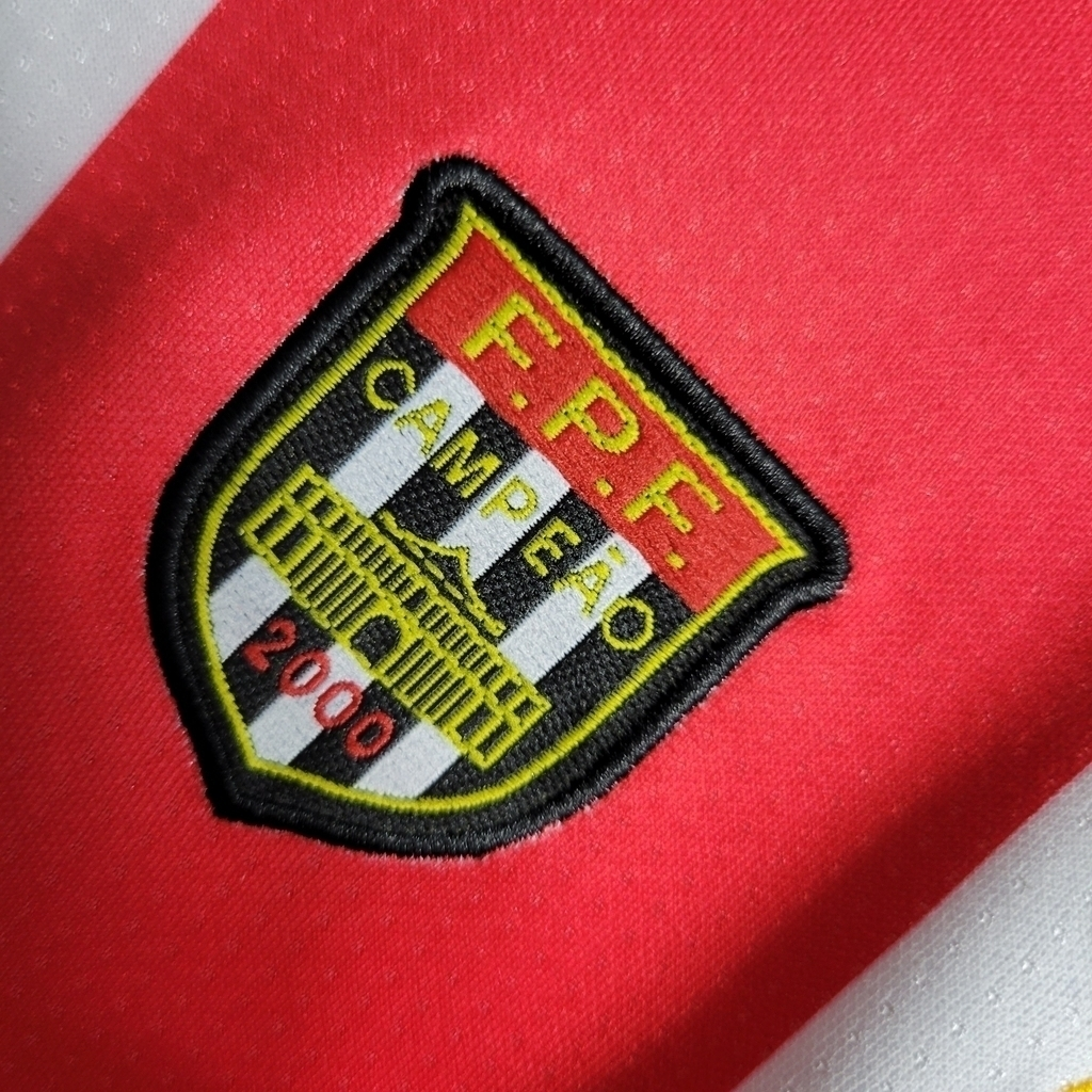 Camisa São Paulo II 2000 - Retrô Penalty - Tricolor com símbolo da Motorola