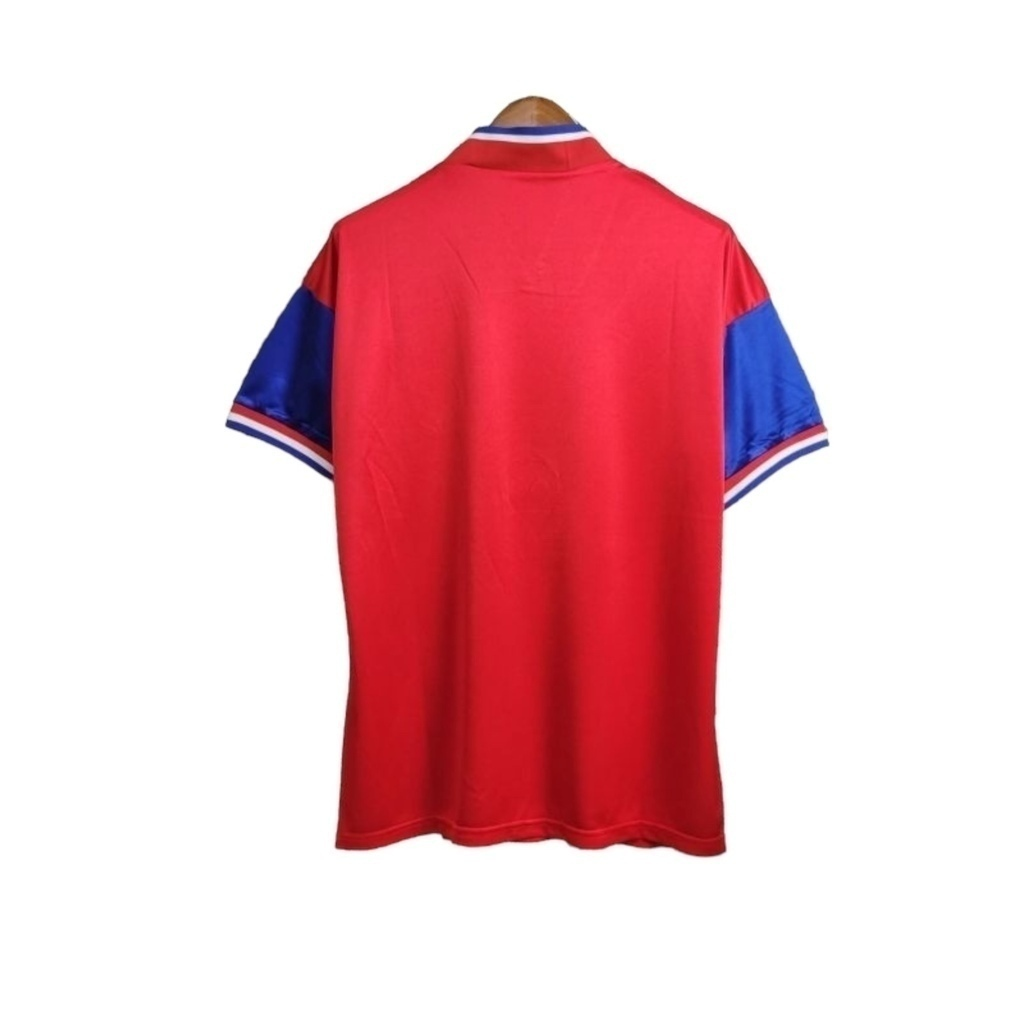 Camisa Bayern Munich I 1993/1995 - Retrô Adidas - Azul e vermelha