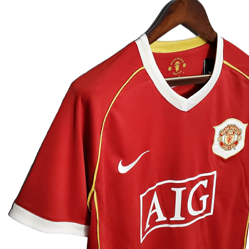 Camisa Manchester United 2006/2007 - Retrô Nike - Vermelha