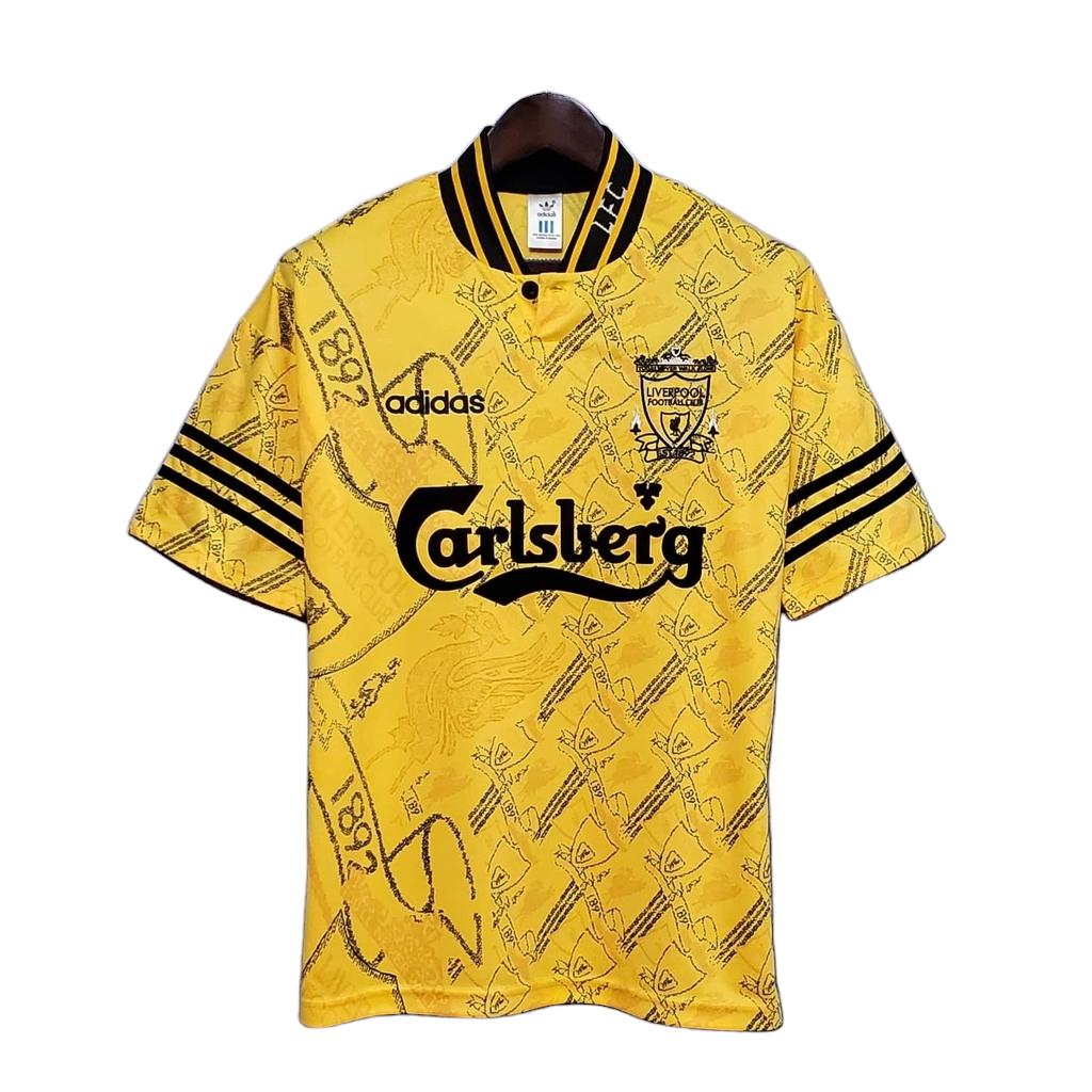 Camisa Liverpool 1994/1996 - Retrô Adidas - Amarela