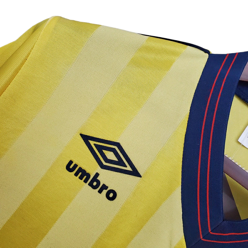 Camisa Arsenal 1983/1986 - Retrô Umbro - Amarela