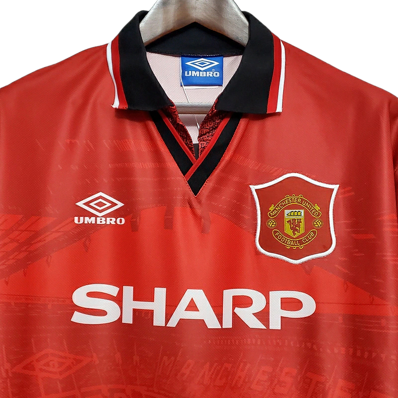 Camisa Manchester United 1994/1996 - Retrô Umbro - Vermelha