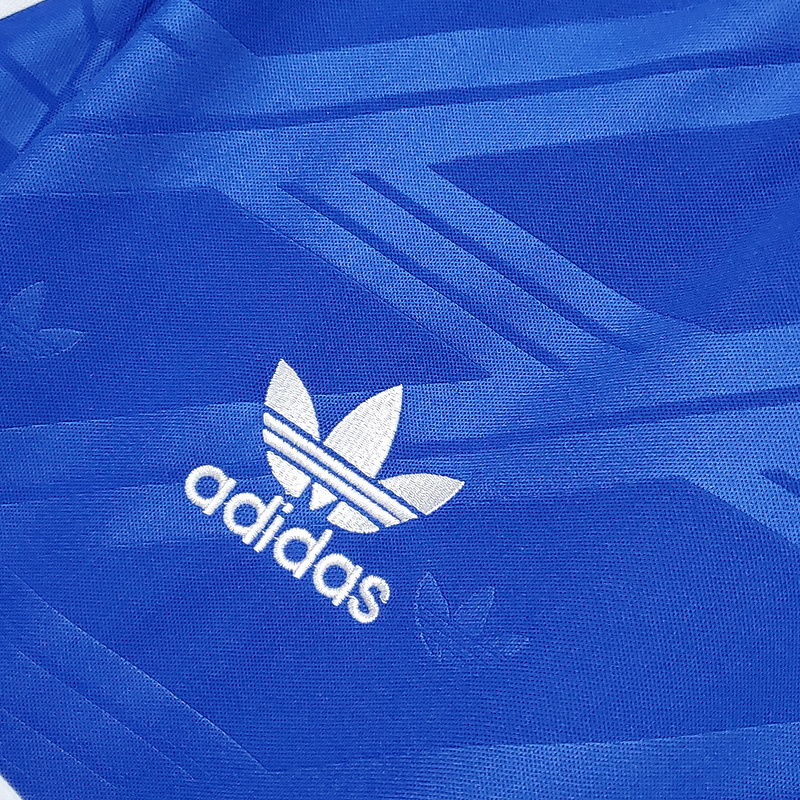 Camisa Manchester United 1986/1988 - Retrô Adidas - Azul