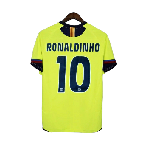 Camisa Barcelona 2005/2006 - Retrô Nike - Amarela