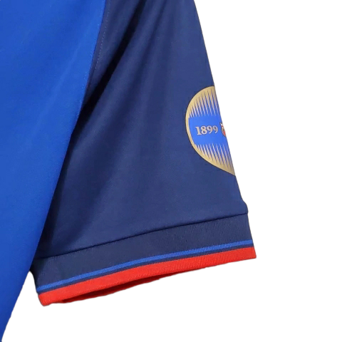 Camisa Barcelona Edição Centenário 1998/1999 - Retrô Nike - Azul e Grená