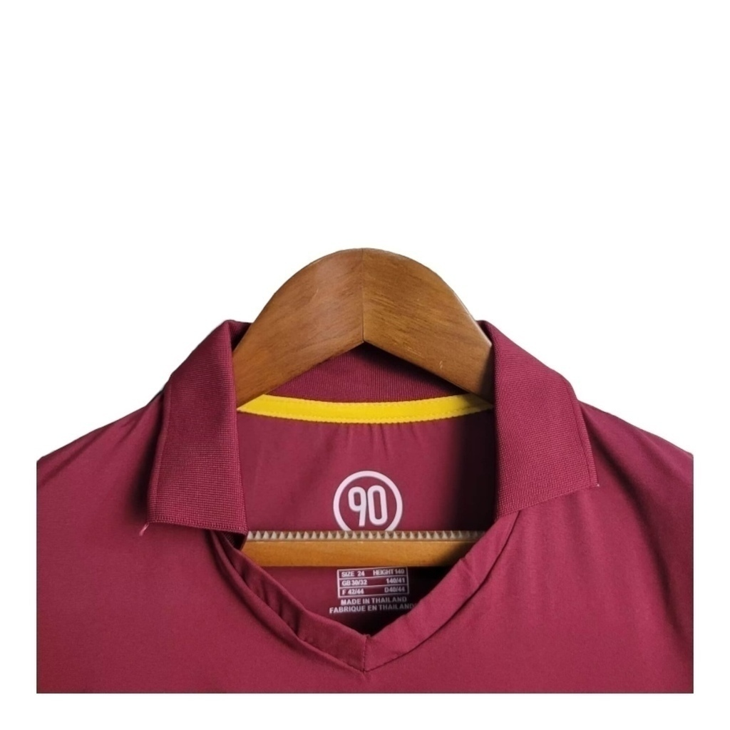 Conjunto Infantil Arsenal I 2005/2006 - Retrô Nike - Vinho com detalhes em amarelo