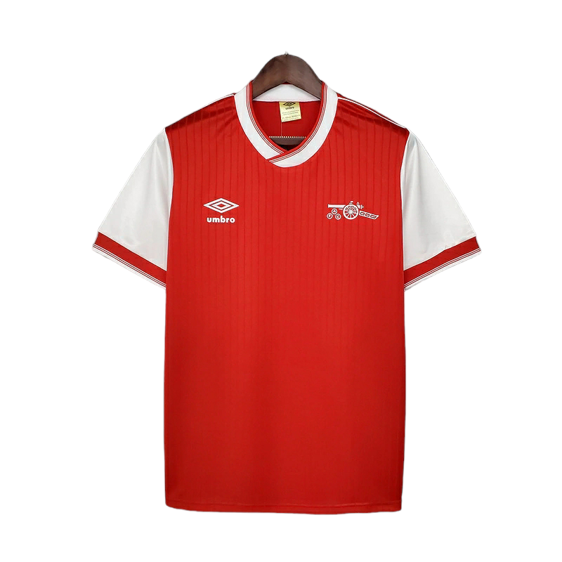 Camisa Arsenal 1983/1986 - Retrô Umbro - Vermelha e Branca