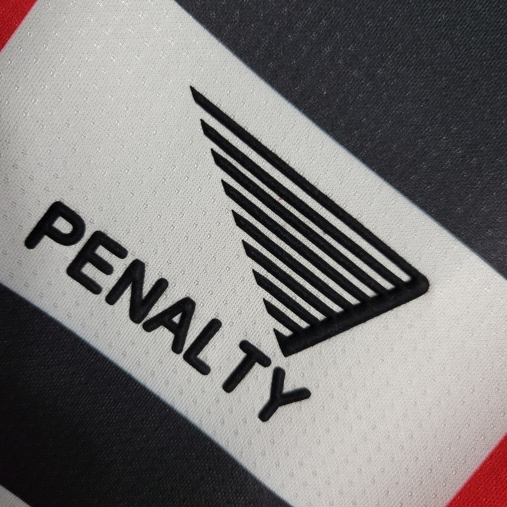 Camisa São Paulo II 2000 - Retrô Penalty - Tricolor com símbolo da Motorola