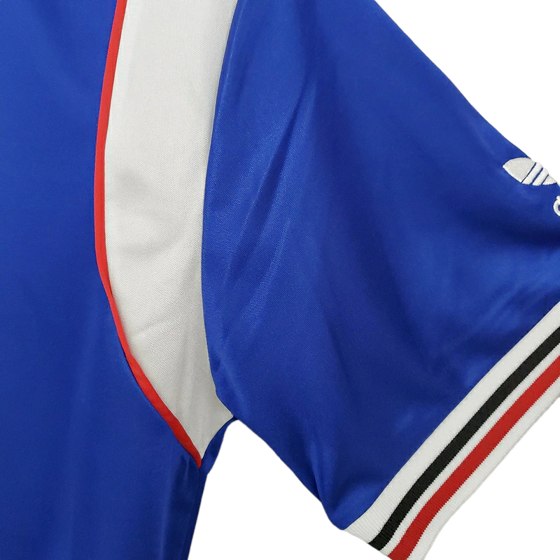 Camisa Manchester United 1985/1986 - Retrô Adidas - Azul
