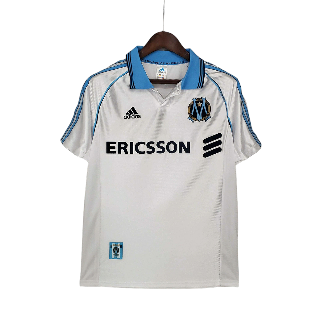 Camisa Marseille 1998/1999 - Retrô Adidas - Branca