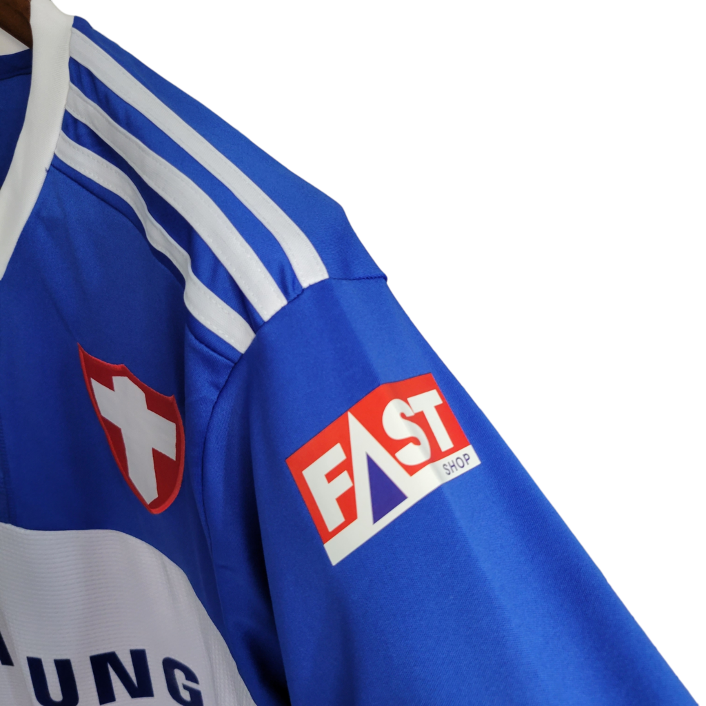Camisa Palmeiras III 2019 - Retrô Adidas - Azul com detalhes brancos
