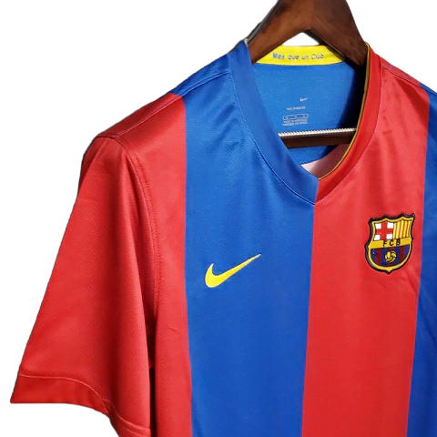 Camisa Barcelona 2006/2007 - Retrô Nike - Azul e Grená
