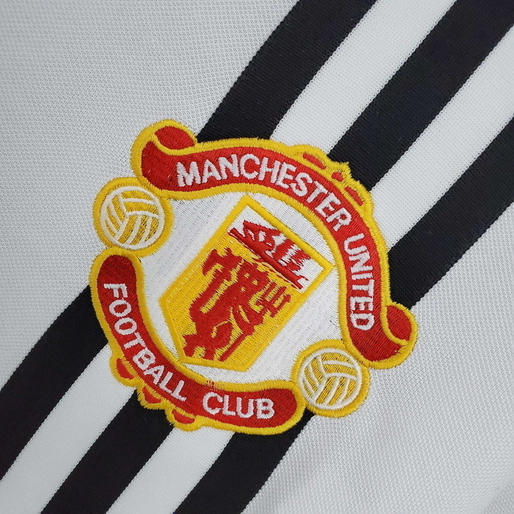 Camisa Manchester United 1975/1980 - Retrô Admiral - Branca