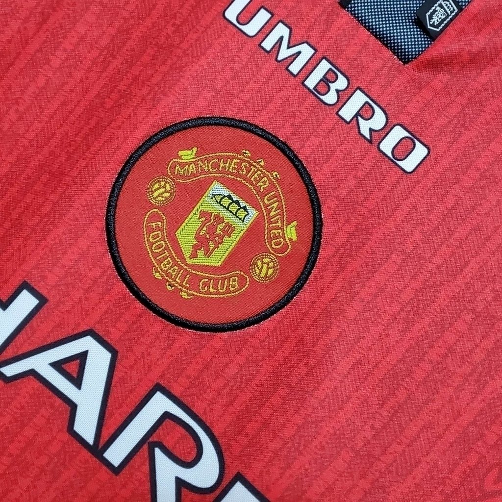 Camisa Manchester United 1996 - Retrô Umbro - Vermelha