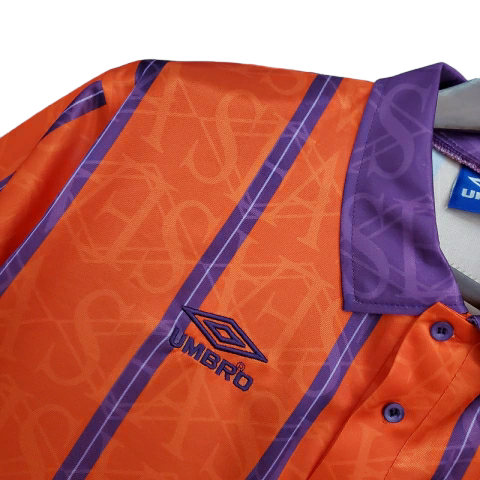 Camisa Seleção da Escócia 1994 - Retrô Umbro - Laranja