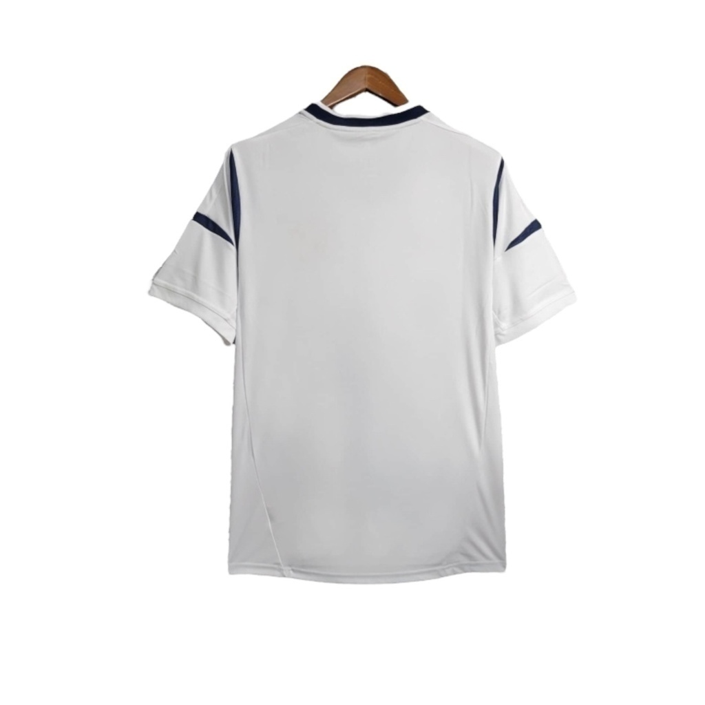 Camisa Los Angeles Galaxy II 2012 - Retrô Adidas - Branca com detalhes em azul com todos os patrocínios