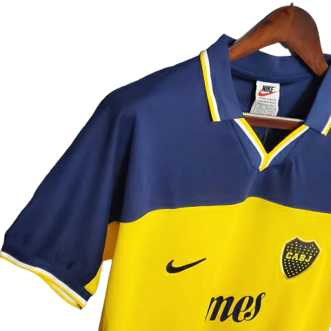 Camisa Boca Juniors 1999 - Retrô Nike - Azul e Amarela