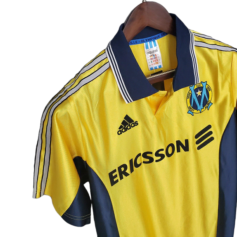 Camisa Marseille 1998/1999 - Retrô Adidas - Amarela