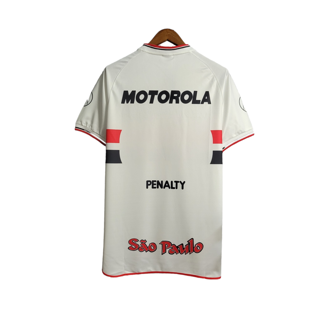 Camisa São Paulo I 2000 - Retrô Penalty - Branca com símbolo do Paulistão