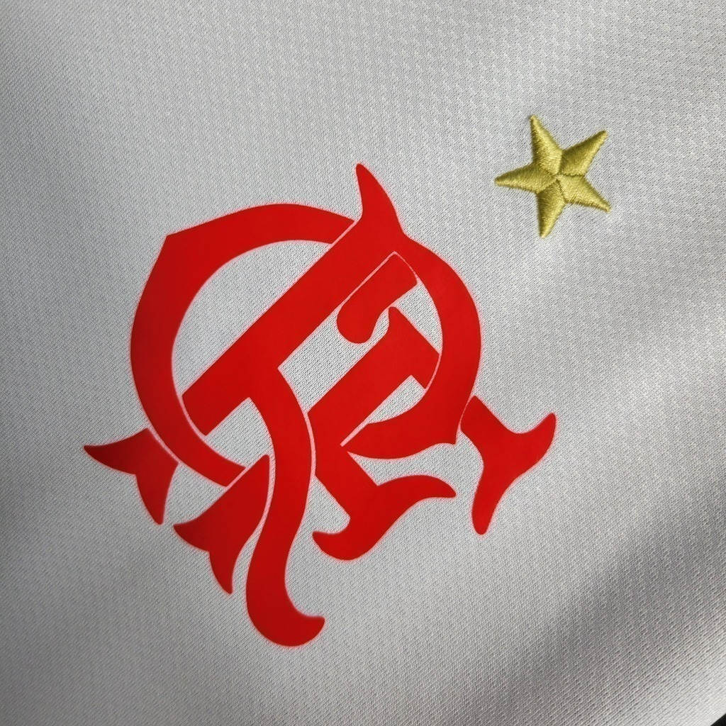 Camisa Flamengo II 2008/2009 - Retrô Nike - Branca com detalhes em vermelho patrocinio Lubrax
