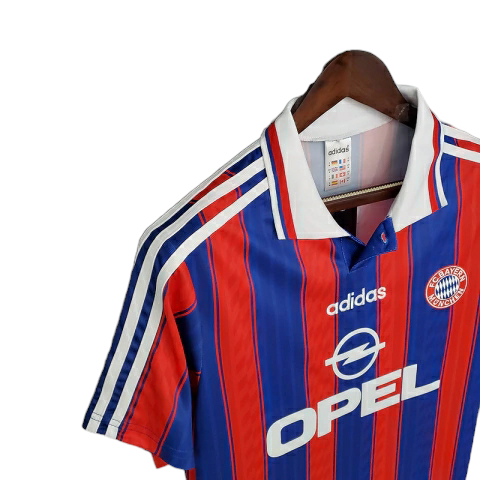Camisa Bayern Munich 1995/1997 - Retrô Adidas - Azul e vermelha