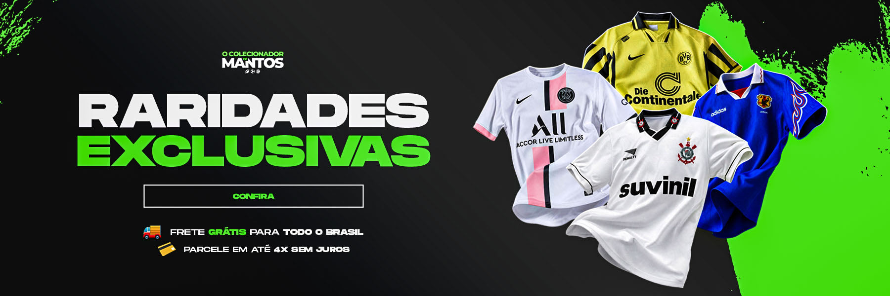 Raridades exclusivas — desktop