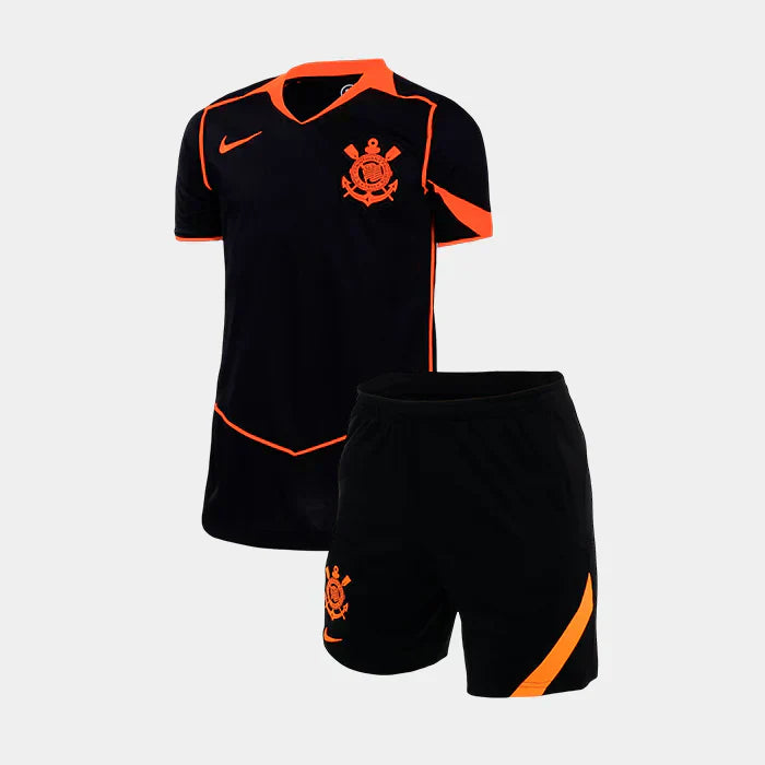 Conjunto Infantil Feminino Corinthians 2025/26 III